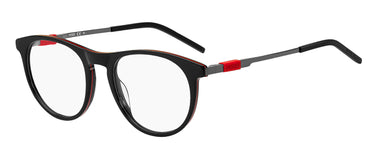Premium Men Hugo Eyeglasses: HG 1154 - Matte Red - SpecSMART Eye Clinic (Diagonal View)